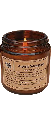 Velas de aromaterapia românticas e duradouras para uso doméstico