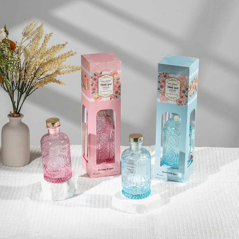 Difusor de palheta em garrafa de vidro elegante para o dia das mães - fabricante de fragrâncias para casa