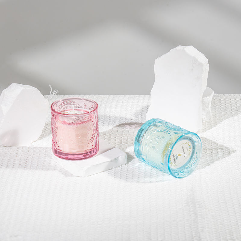Canle perfumado com garrafa de vidro graciosa para o dia das mães - produtor de velas de cera de soja ecológica