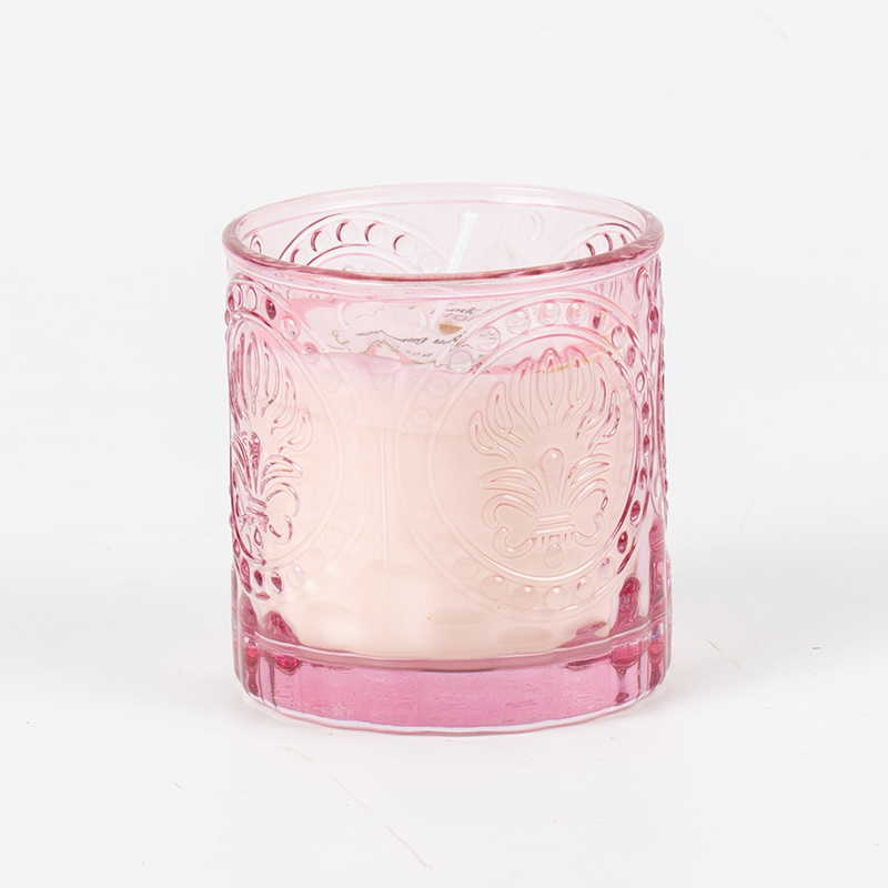 Canle perfumado com garrafa de vidro graciosa para o dia das mães - produtor de velas de cera de soja ecológica