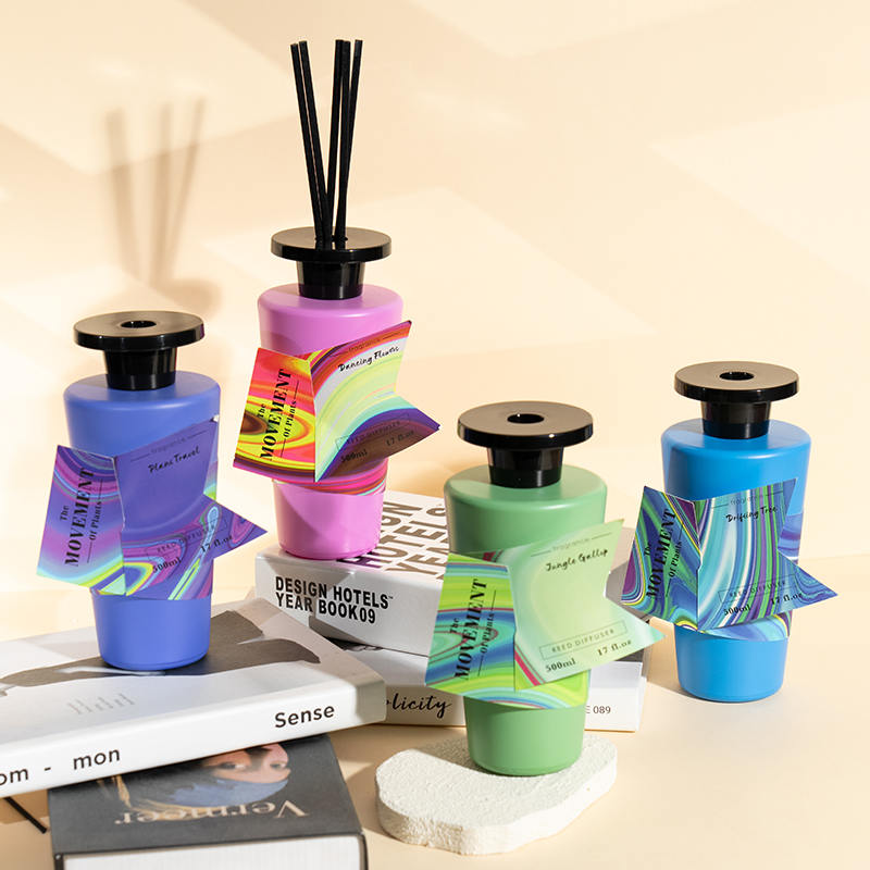 Cone de vidro transparente redondo frasco de perfume difusor de palheta - fabricação de difusor doméstico