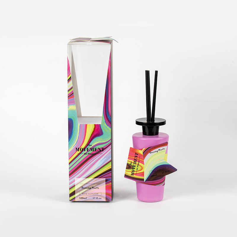 Cone de vidro transparente redondo frasco de perfume difusor de palheta - fabricação de difusor doméstico