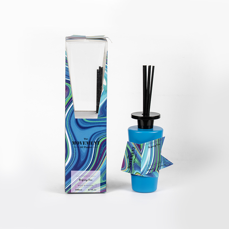 Cone de vidro transparente redondo frasco de perfume difusor de palheta - fabricação de difusor doméstico